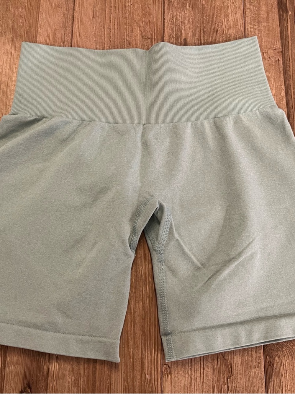 NVGTN High-Waist Sage Green Bike Shorts